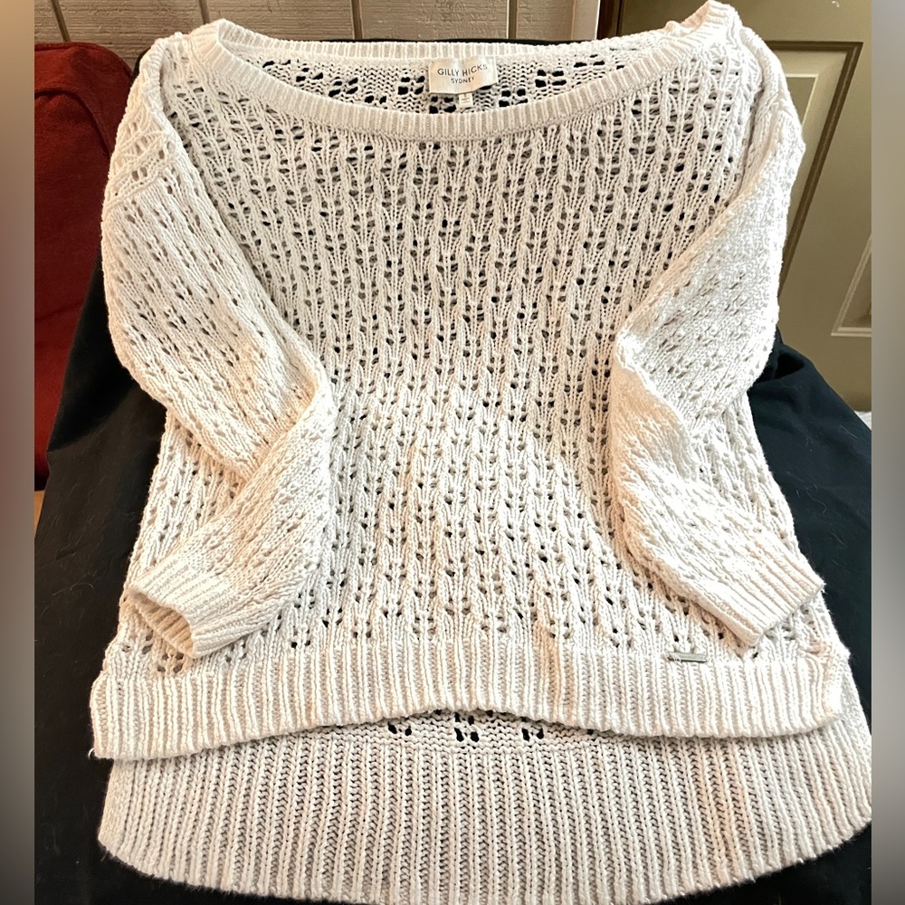 gilly hicks white sweater